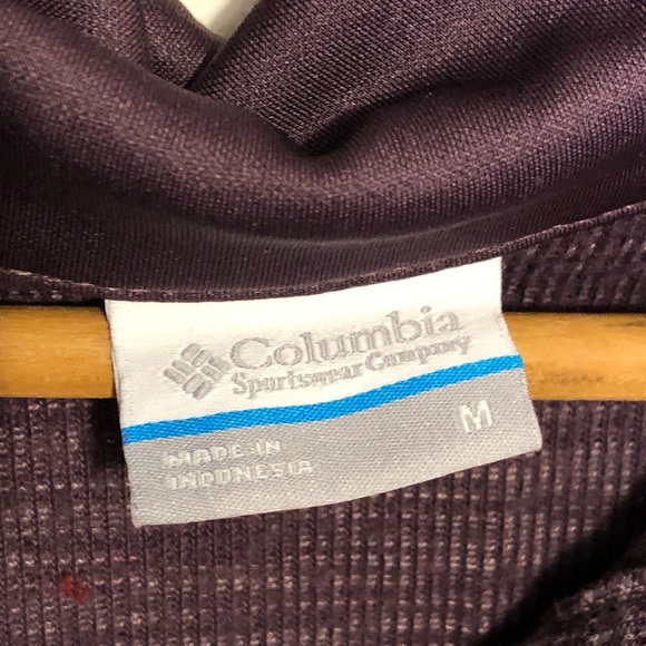 Columbia Purple Space Dyed Women’s Optic Got It II Pullover Size Medium - Picture 10 of 12